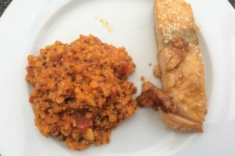 Cliquez pour zoomer ! Saumon au citron et à l’ail Thermomix par spirou1238