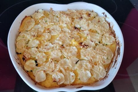 Cliquez pour zoomer ! Polenta au pistou, tomates séchées et courgettes Thermomix par Moutonnette