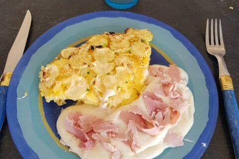 Cliquez pour zoomer ! Polenta au pistou, tomates séchées et courgettes Thermomix par Moutonnette