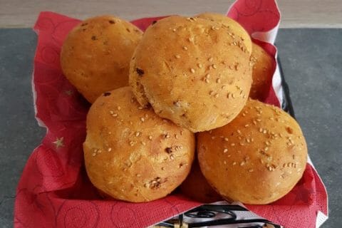 Cliquez pour zoomer ! Petits pains au chorizo Thermomix par Moutonnette