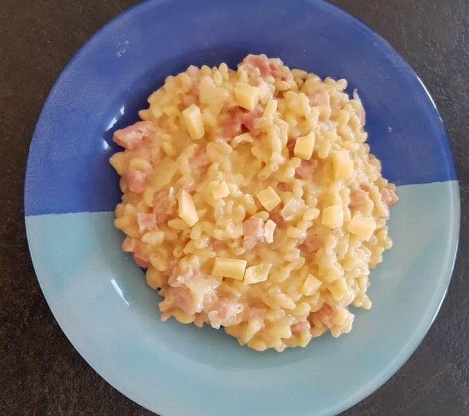 Cliquez pour zoomer ! Risotto de coquillettes Thermomix par Moutonnette