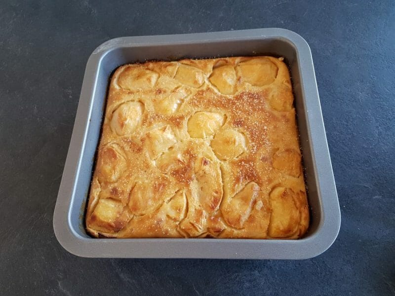 Flognarde aux pommes (clafoutis aux pommes) au Thermomix - Cookomix