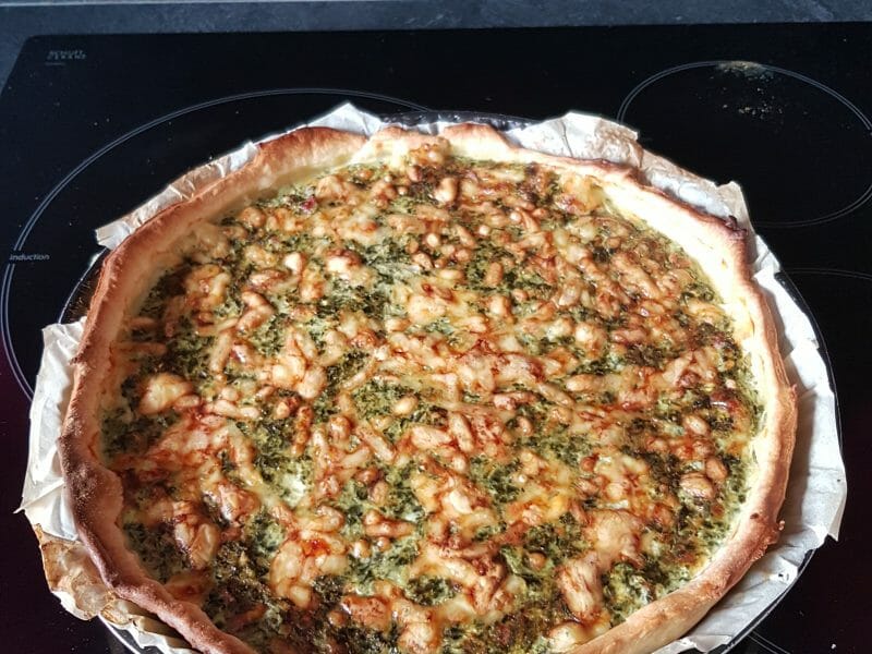 Cliquez pour zoomer ! Quiche épinards et lardons Thermomix par Moutonnette