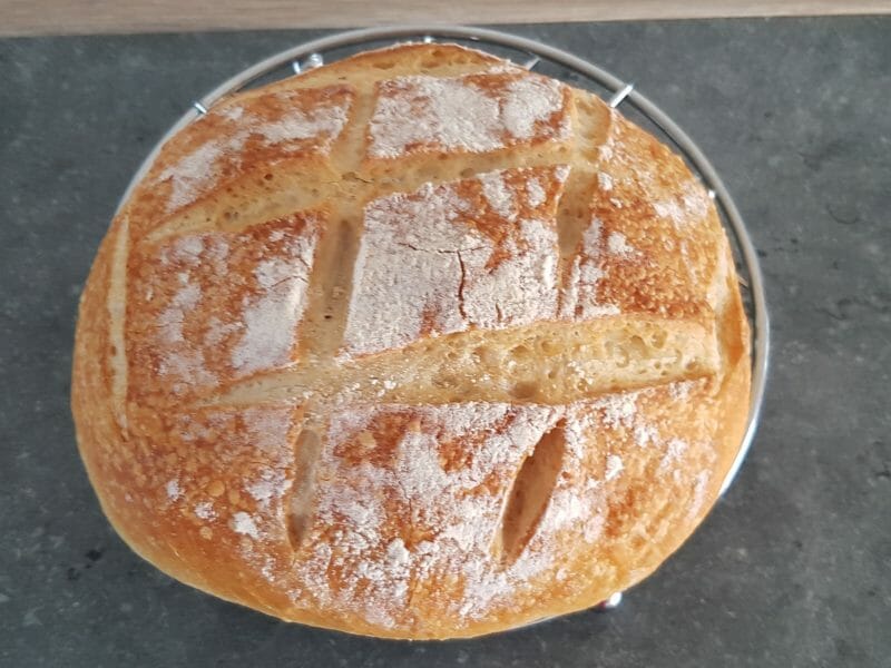 Cliquez pour zoomer ! Miche de pain Thermomix par Moutonnette