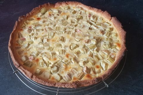 Cliquez pour zoomer ! Tarte à la rhubarbe au Thermomix