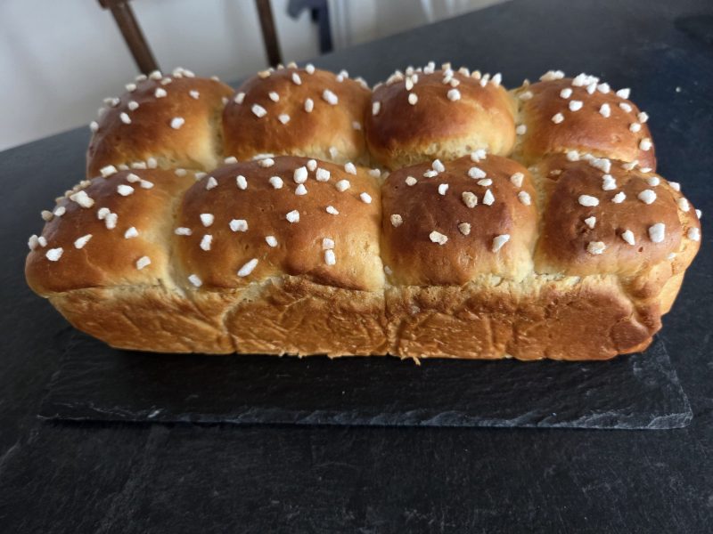 Cliquez pour zoomer ! Brioche mascarpone et fruits confits Thermomix par Moutonnette