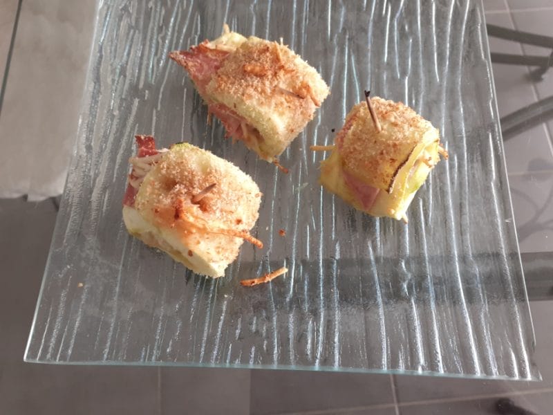 Cliquez pour zoomer ! Roulés de courgettes au jambon Thermomix par Moutonnette