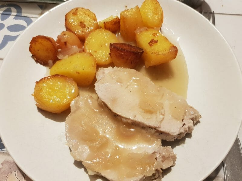 Cliquez pour zoomer ! Roti de porc sauce échalote Thermomix par Audreyetdavid