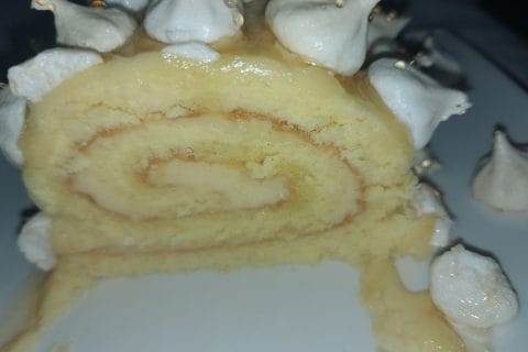 Cliquez pour zoomer ! Bûche au citron meringuée Thermomix par Titemomo4