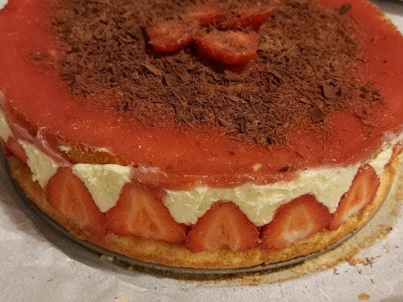 Cliquez pour zoomer ! Fraisier Thermomix par Titemomo4