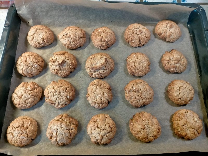 Cliquez pour zoomer ! Biscuits cacahuètes et flocons d’avoine Thermomix par ptimouss77