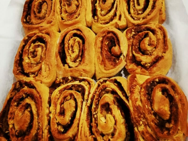 Cliquez pour zoomer ! Roulés aux pommes et à la cannelle Thermomix par Krikrell