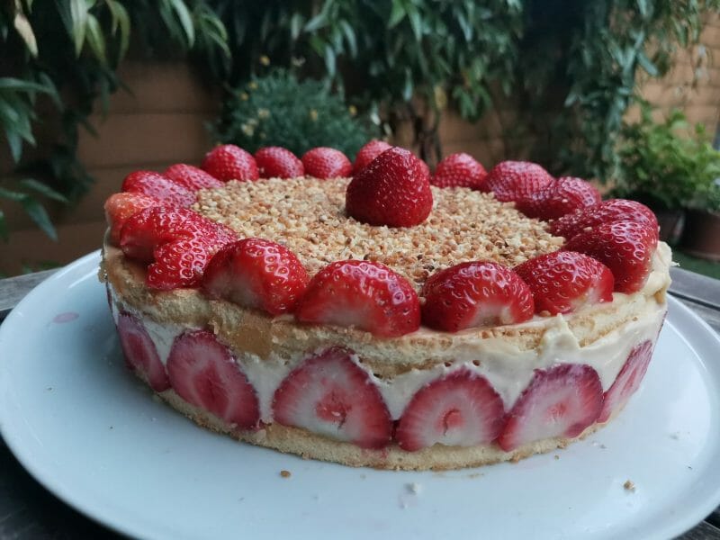 Cliquez pour zoomer ! Fraisier Thermomix par beamumu