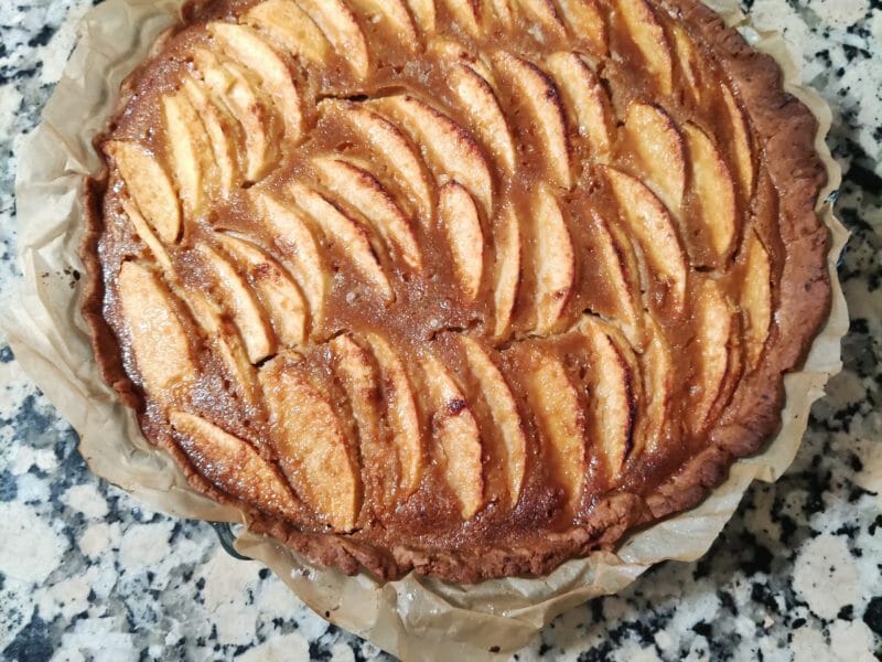 Cliquez pour zoomer ! Tarte normande aux pommes Thermomix par Dal19