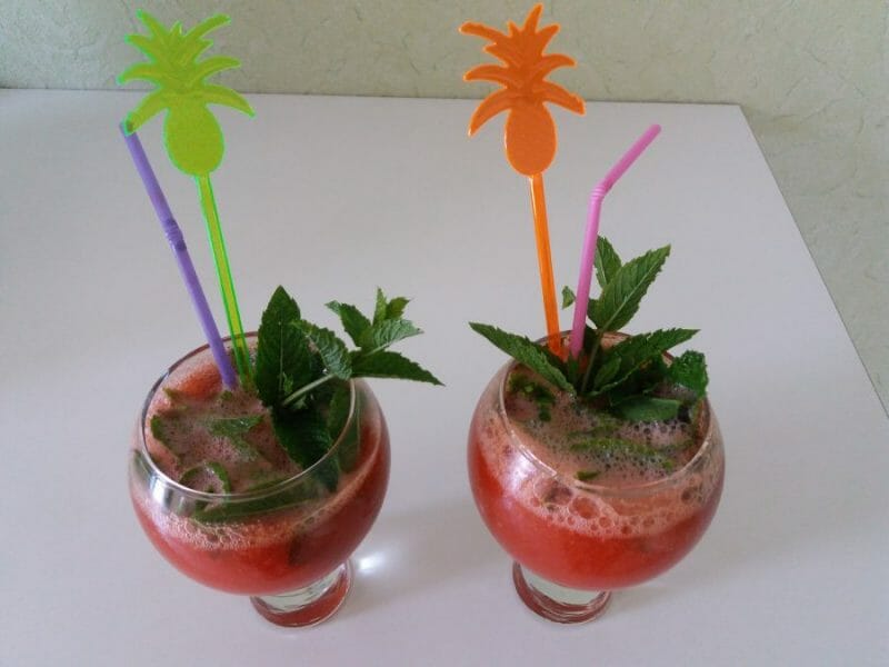 Cliquez pour zoomer ! Mojito fraise Thermomix par isabellegauvain