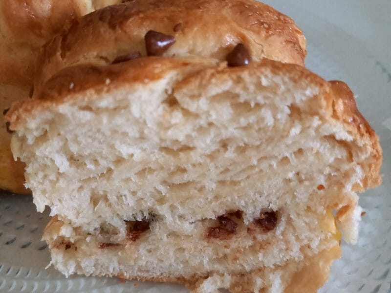 Cliquez pour zoomer ! Brioche tressée à la mie filante Thermomix par isabellegauvain
