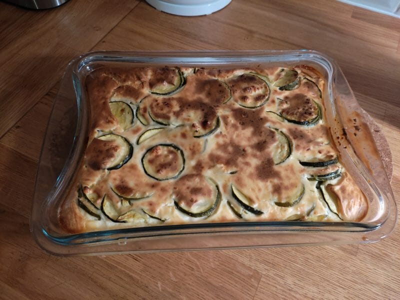 Cliquez pour zoomer ! Clafoutis courgettes et feta Thermomix par jessica_537
