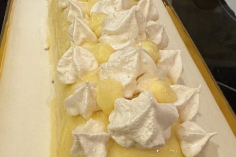 Cliquez pour zoomer ! Bûche au citron meringuée Thermomix par sesou05
