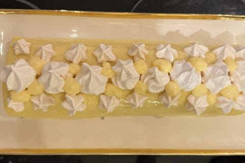 Cliquez pour zoomer ! Bûche au citron meringuée Thermomix par sesou05