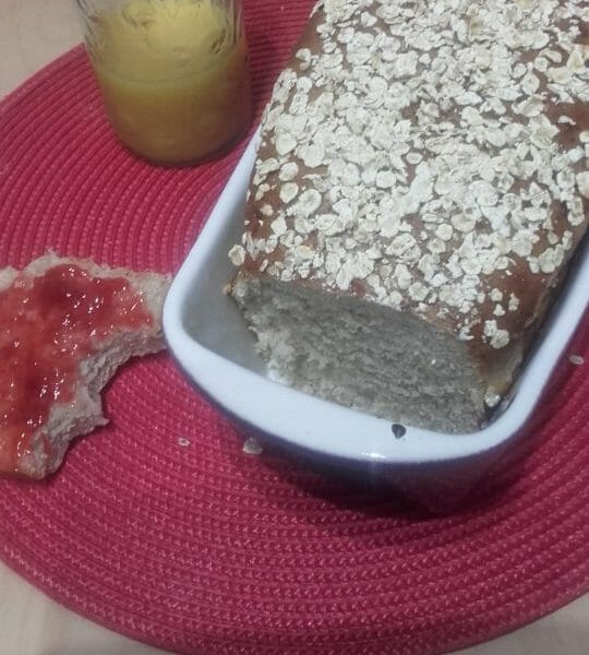 Cliquez pour zoomer ! Pain aux flocons d’avoine et au miel Thermomix par MonoS