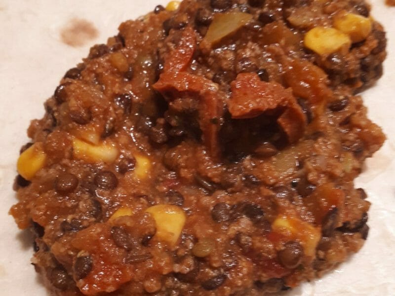 Cliquez pour zoomer ! Lentilles façon chili Thermomix par Dedel35