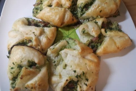 Cliquez pour zoomer ! Paniers feuilletés épinards et jambon Thermomix par Dedel35