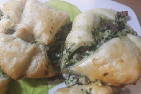 Cliquez pour zoomer ! Paniers feuilletés épinards et jambon Thermomix par Dedel35