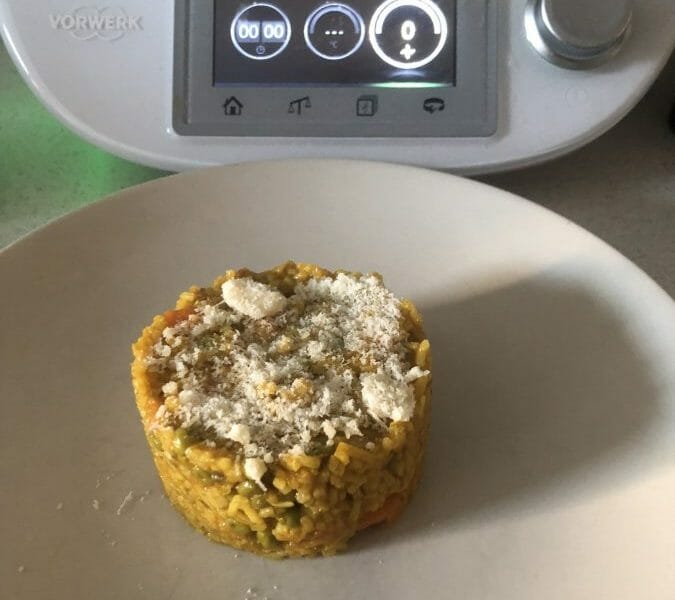 Cliquez pour zoomer ! Riz safrané aux petits légumes Thermomix par steph205