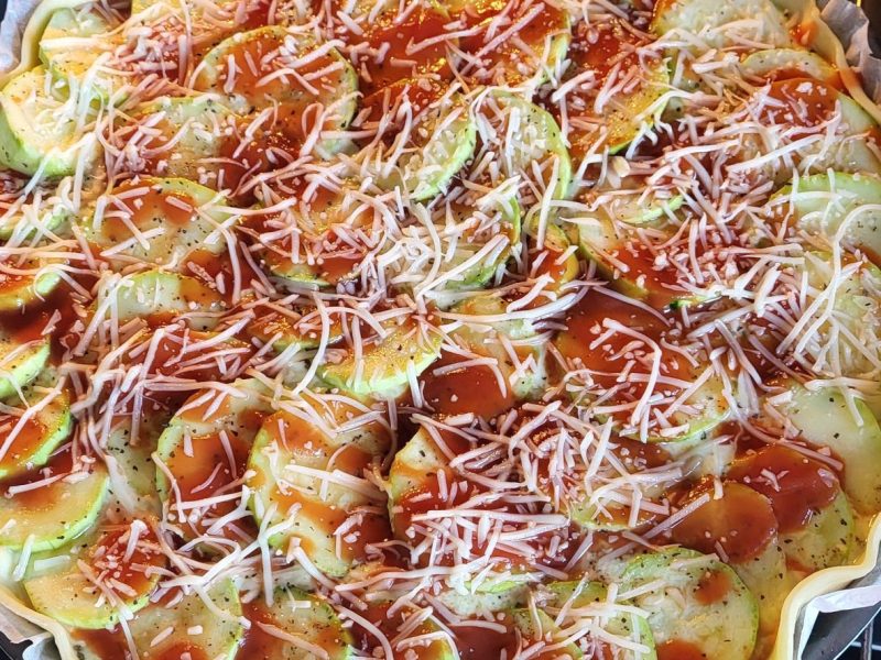 Cliquez pour zoomer ! Tarte courgettes et ricotta Thermomix par anou17