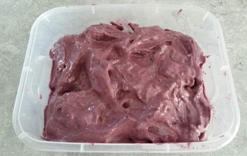 Cliquez pour zoomer ! Sorbet aux mûres Thermomix par Secoyette