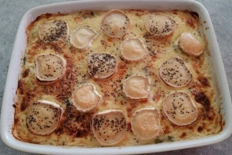 Cliquez pour zoomer ! Gratin de courgettes au chèvre au Thermomix