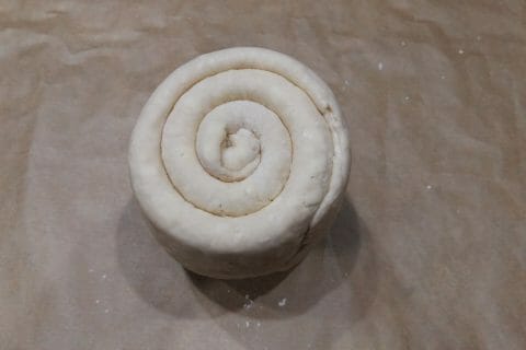 Cliquez pour zoomer ! Pâte feuilletée en escargot au Thermomix