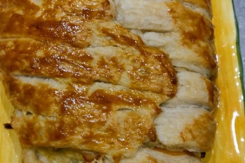 Cliquez pour zoomer ! Feuilleté saumon et poireaux au Thermomix