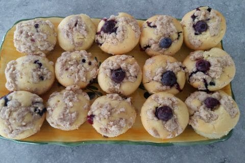 Cliquez pour zoomer ! Muffins aux myrtilles au Thermomix