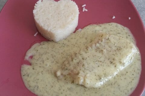 Cliquez pour zoomer ! Filet de cabillaud et sa sauce persillée au Thermomix