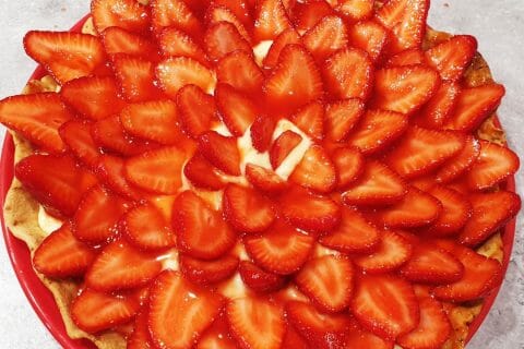 Cliquez pour zoomer ! Tarte aux fraises au Thermomix