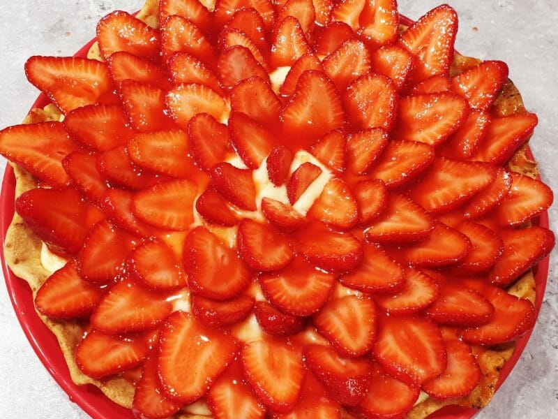 Cliquez pour zoomer ! Tarte aux fraises Thermomix par Secoyette