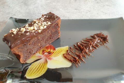 Cliquez pour zoomer ! Cake chocolat noisettes fondant Thermomix par Secoyette