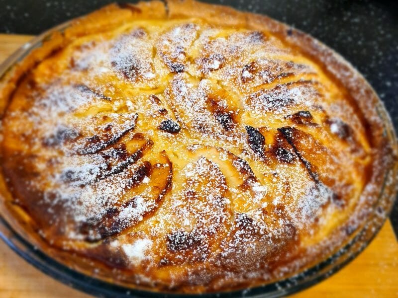 Cliquez pour zoomer ! Tarte normande aux pommes Thermomix par aminemani