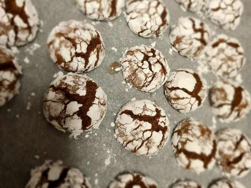 Cliquez pour zoomer ! Craquelés au chocolat Thermomix par aminemani