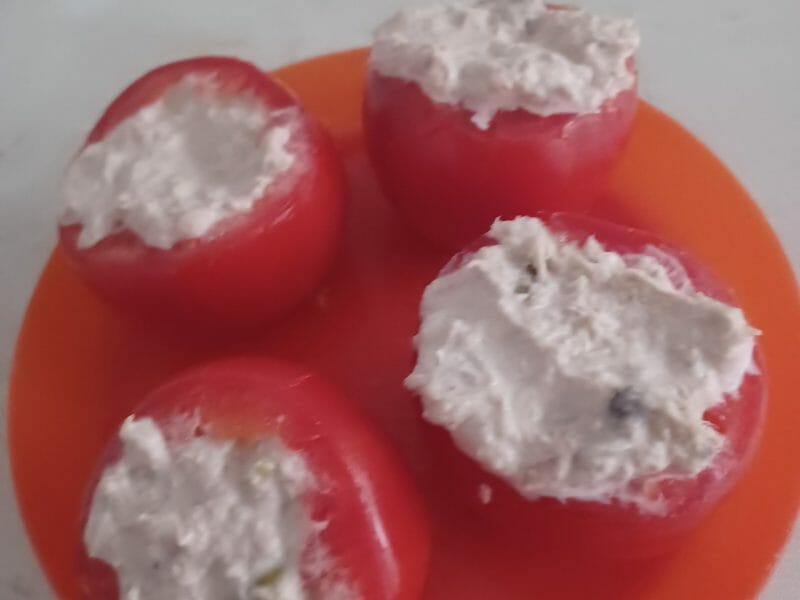 Cliquez pour zoomer ! Tomates farcies au thon Thermomix par patriciac