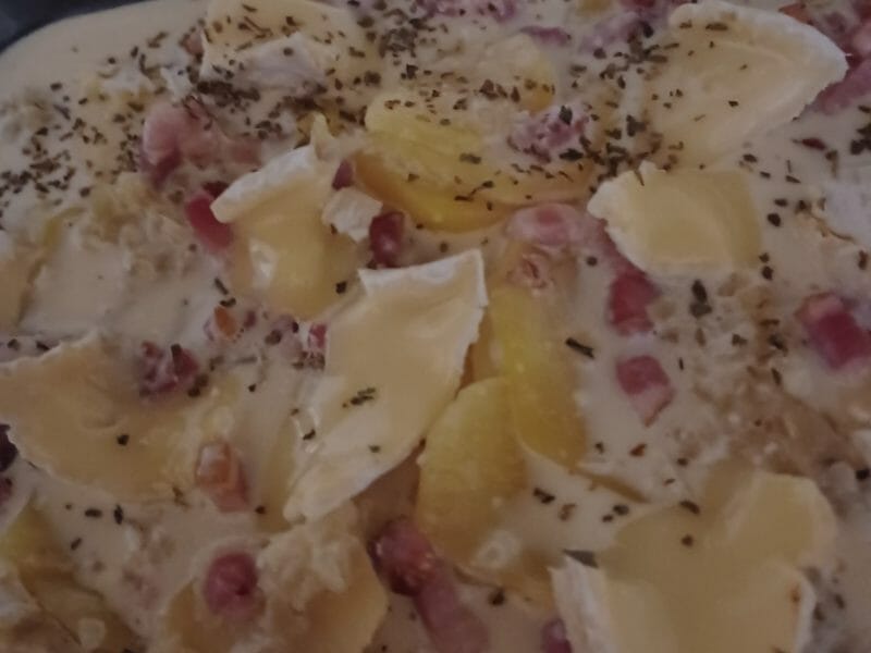 Cliquez pour zoomer ! Gratin de pommes de terre à la normande Thermomix par patriciac