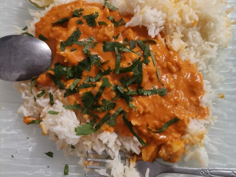 Curry de poisson au lait de coco Thermomix par graphistoum
