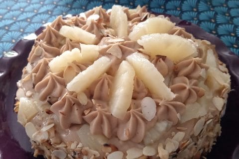 Cliquez pour zoomer ! Layer cake ananas spéculoos Thermomix par mirjiana