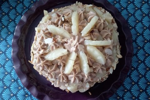 Cliquez pour zoomer ! Layer cake ananas spéculoos Thermomix par mirjiana