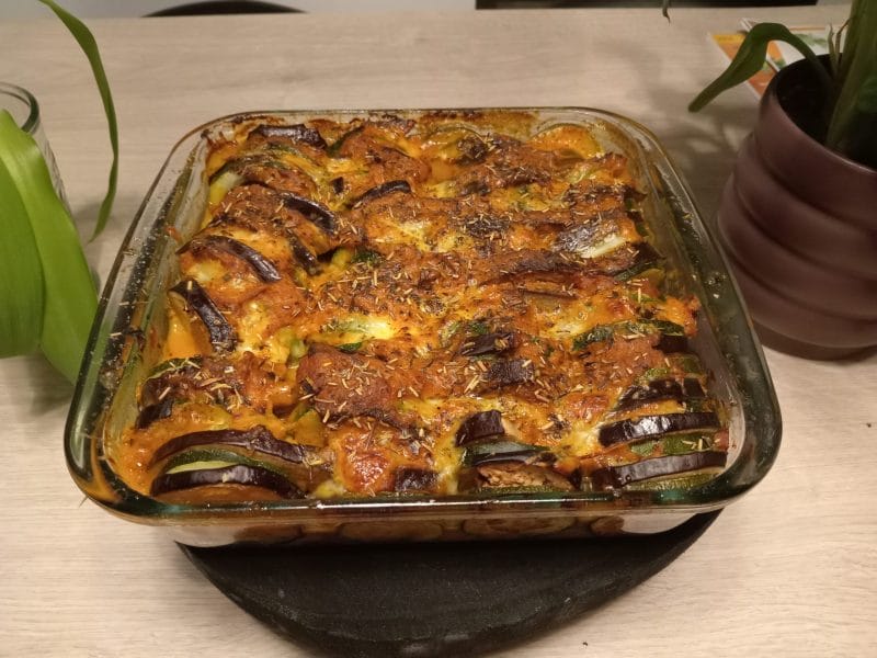 Cliquez pour zoomer ! Tian de légumes et mozzarella Thermomix par mirjiana