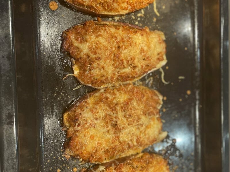 Cliquez pour zoomer ! Aubergines farcies à la viande hachée Thermomix par vanessa480