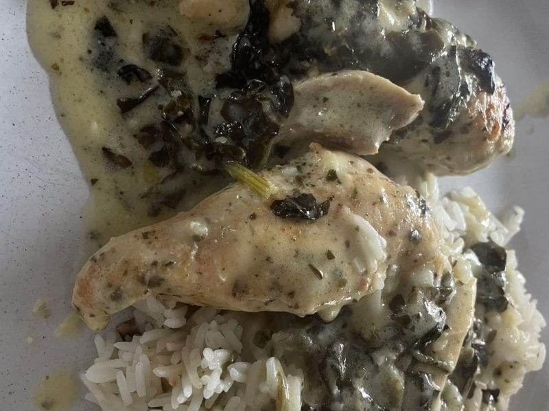 Cliquez pour zoomer ! Poulet sauce crémeuse au citron Thermomix par mrsmarianella