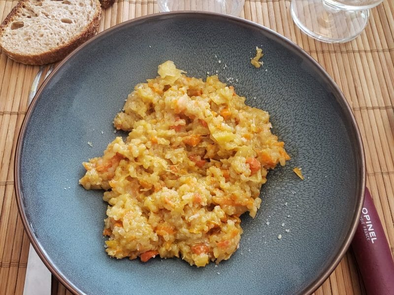 Cliquez pour zoomer ! Risotto aux carottes et parmesan Thermomix par joella
