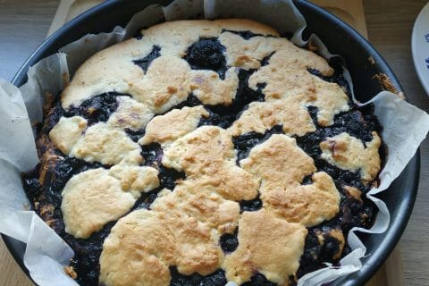 Cliquez pour zoomer ! Gâteau aux myrtilles façon crumble Thermomix par olly31240